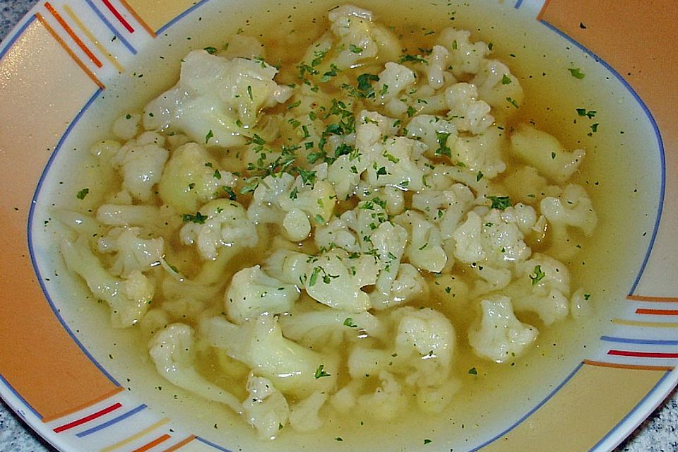 Blumenkohlsuppe