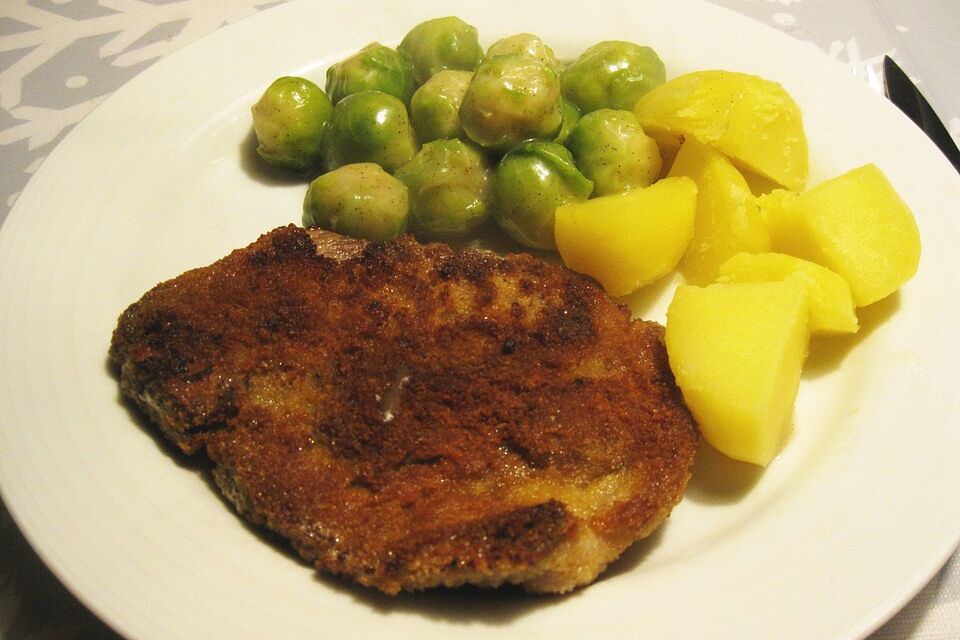 Schnitzel ohne Ei