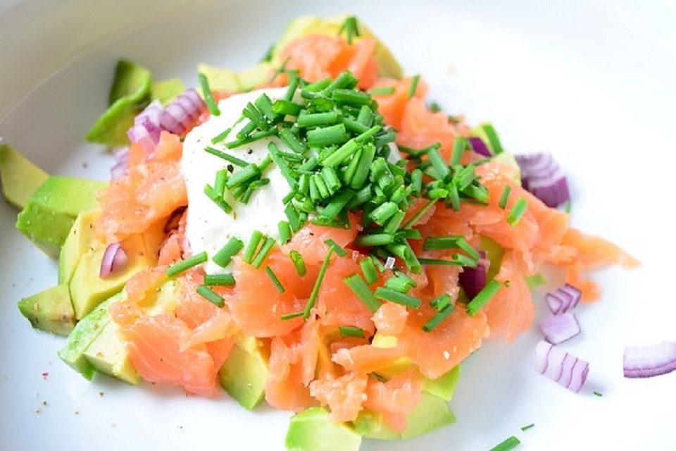 Avocado-Lachs-Salat