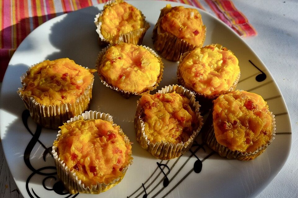 Herzhafte Rührei-Muffins