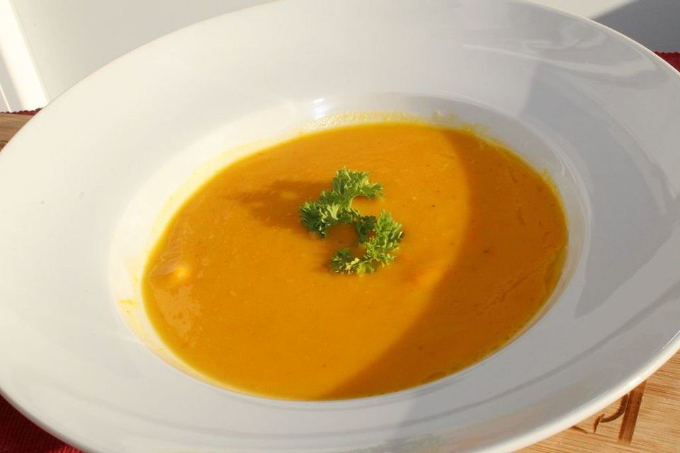 Kürbis-Apfelsuppe