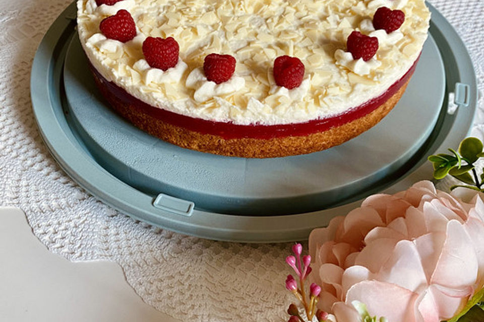 Himbeer-Vanille-Torte