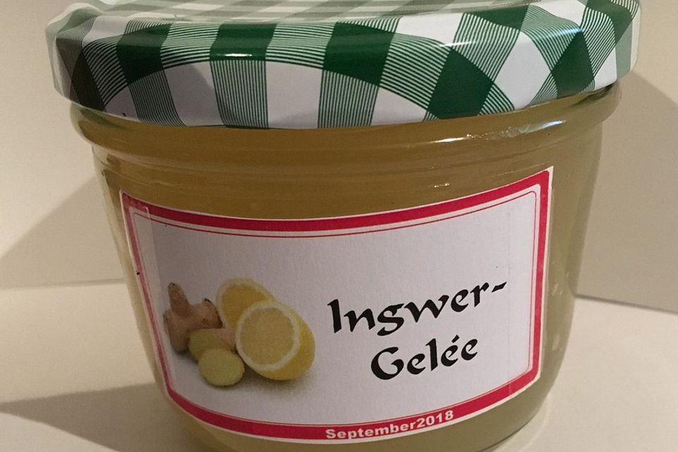 Ingwer-Zitronen-Gelee