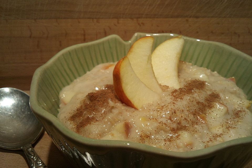 Weihnachtliches gesundes Oatmeal