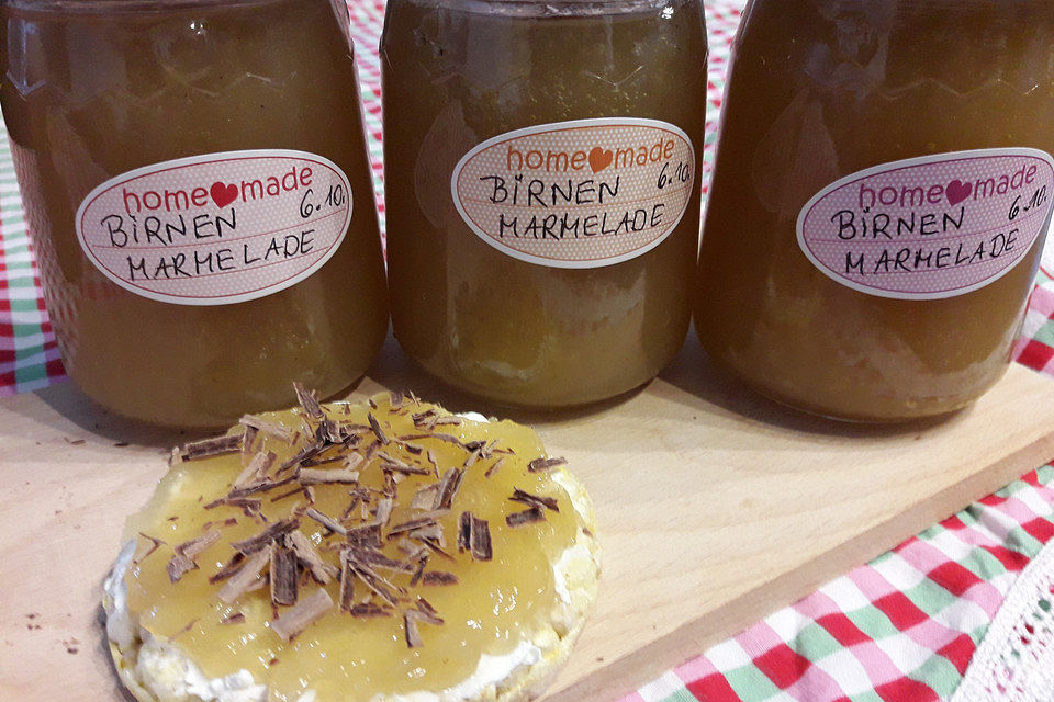 Birnenmarmelade