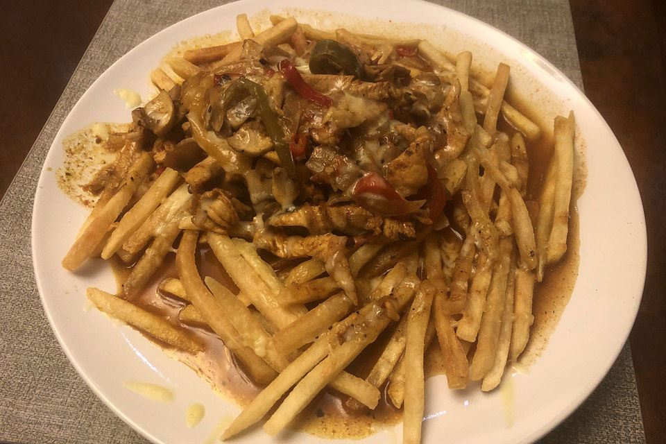 Poutine aus Kanada