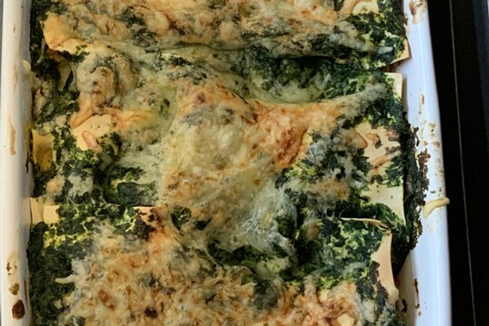 Kürbis-Spinat-Lasagne