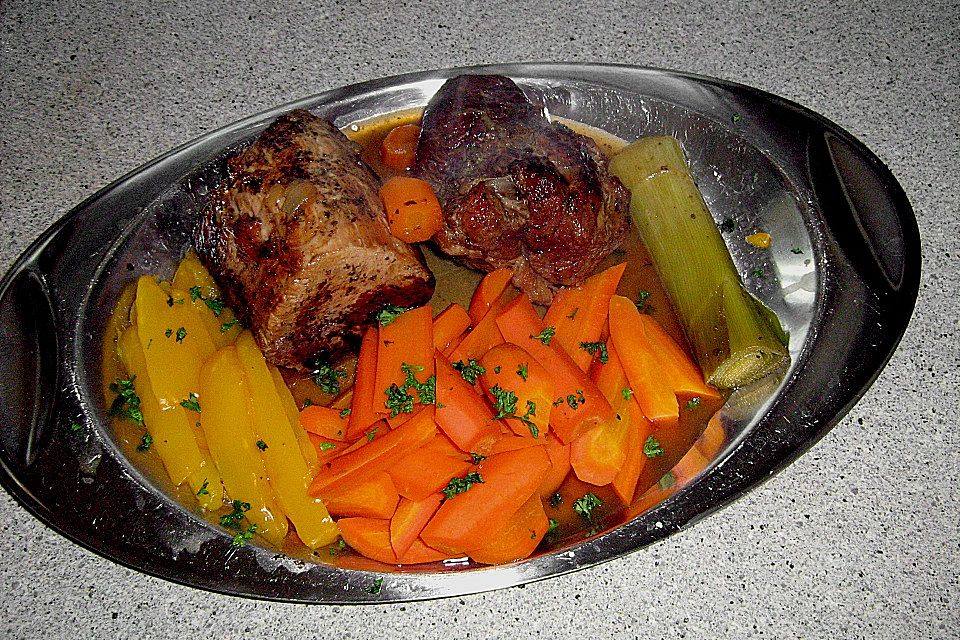 Kalbsbraten Jardiniere