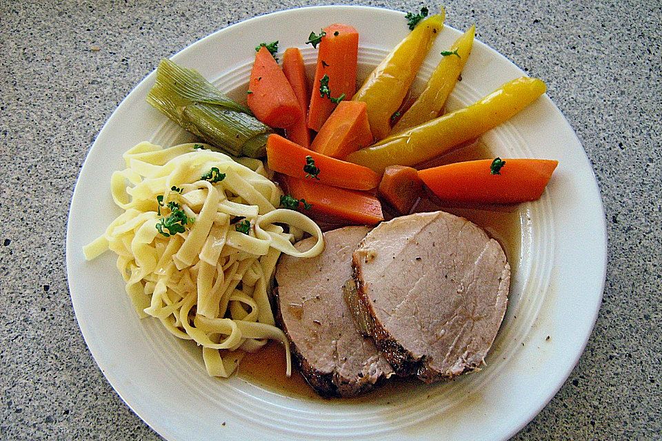 Kalbsbraten Jardiniere