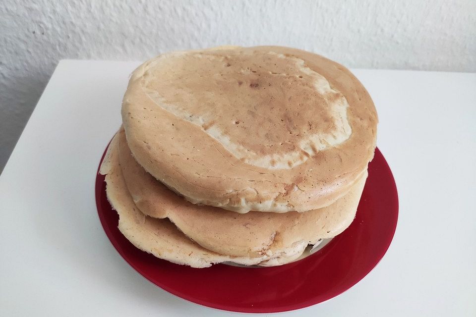 Vegane Vanille-Sojamilch-Pancakes