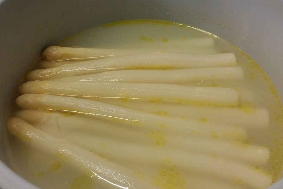 Spargel, gekocht