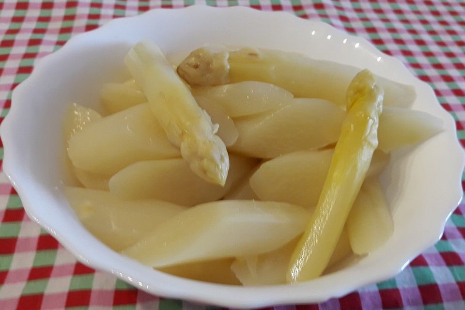 Spargel, gekocht