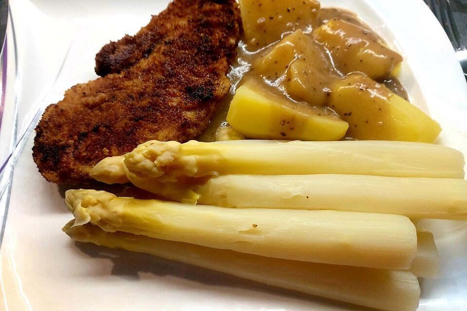 Spargel, gekocht