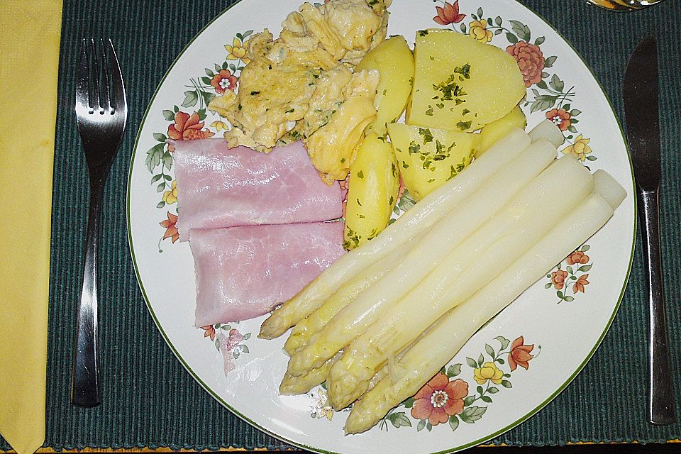 Spargel, gekocht