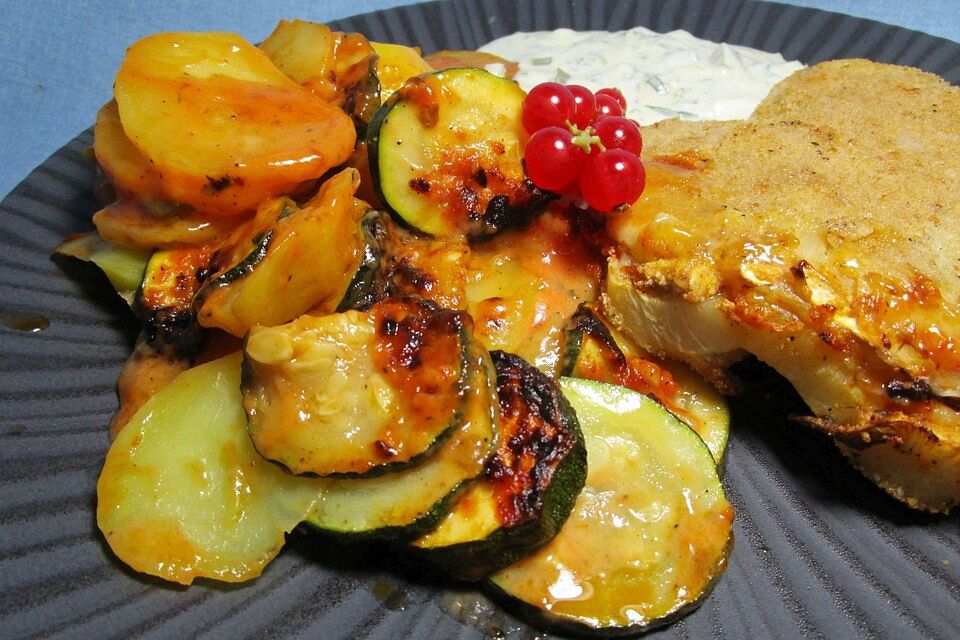 Zucchini-Kartoffel-Auflauf