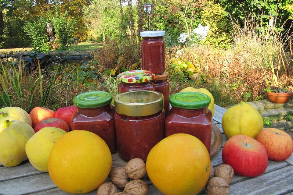 Bittere Orangen-Quitten-Marmelade