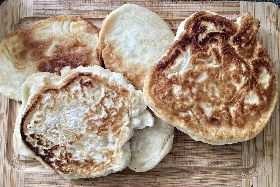 Pfannenbrot ohne Hefe