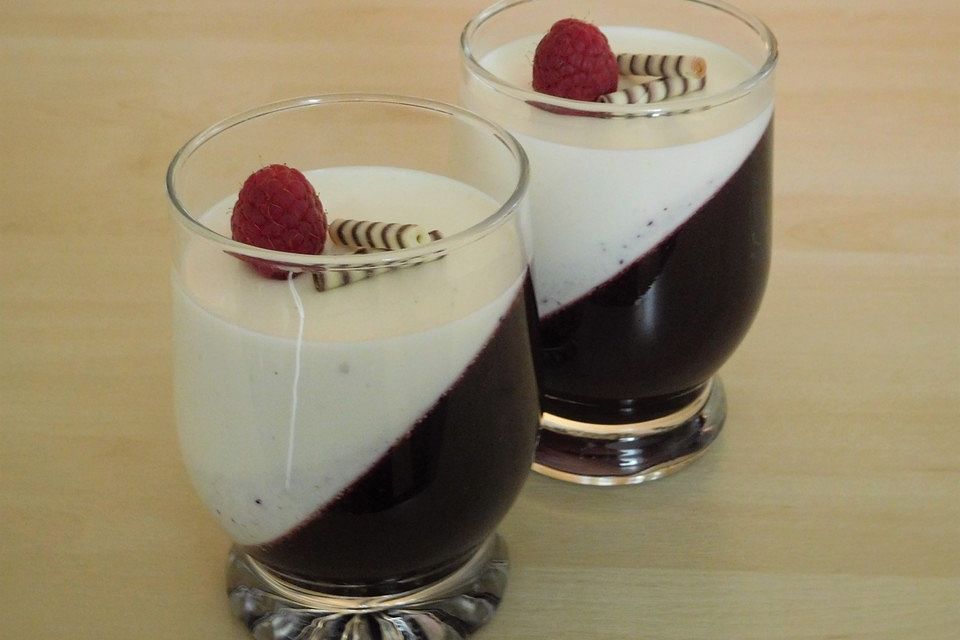 Panna Cotta Heidelbeere