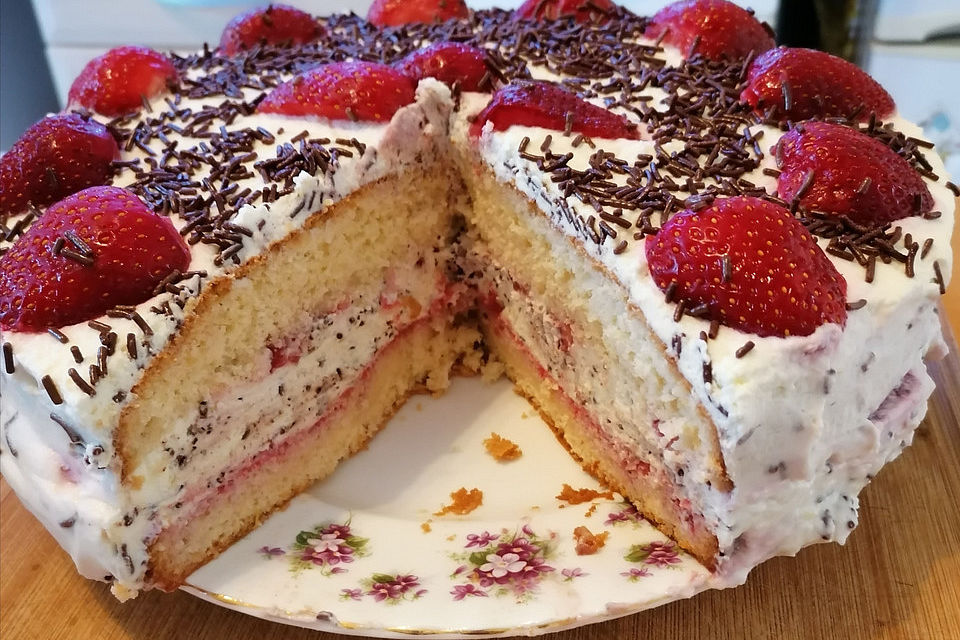 Easy Erdbeertorte