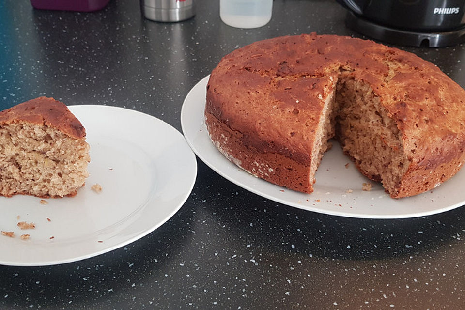 Saftiger Zitronenkuchen ohne Zuckerzusatz