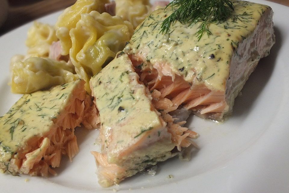 Lachs-Sahne-Gratin