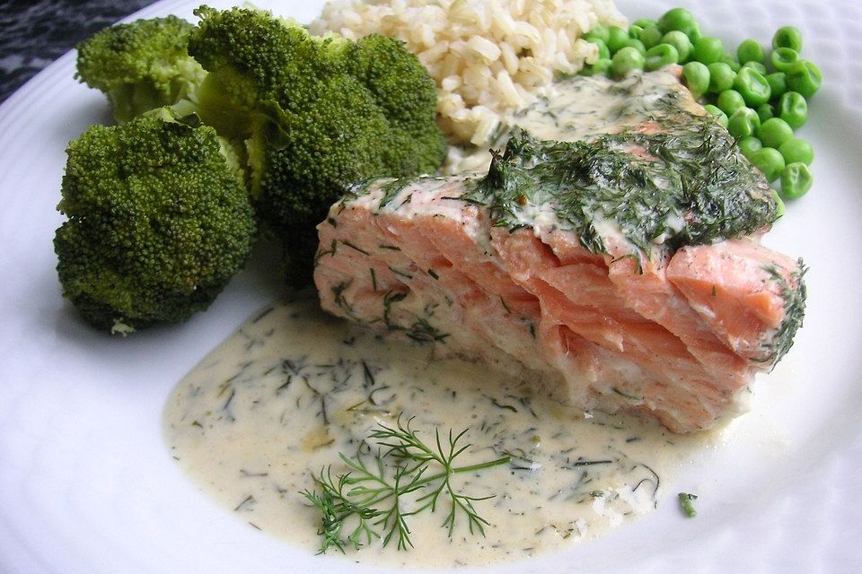 Lachs-Sahne-Gratin