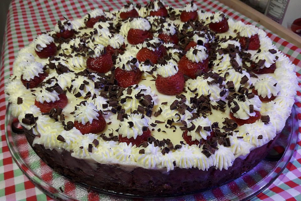 Erdbeertorte ohne Backen