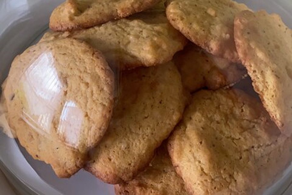 Cookies mit weißer Schokolade