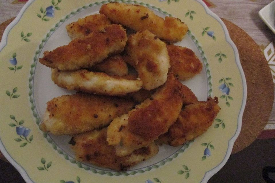 Hähnchennuggets mit würziger Kräuterpanade