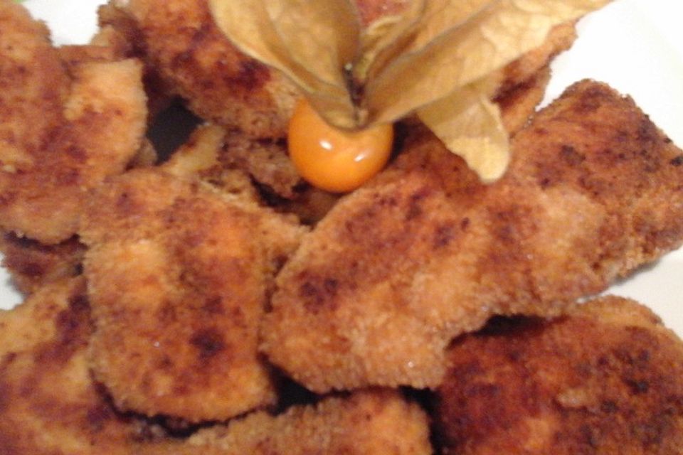 Hähnchennuggets mit würziger Kräuterpanade