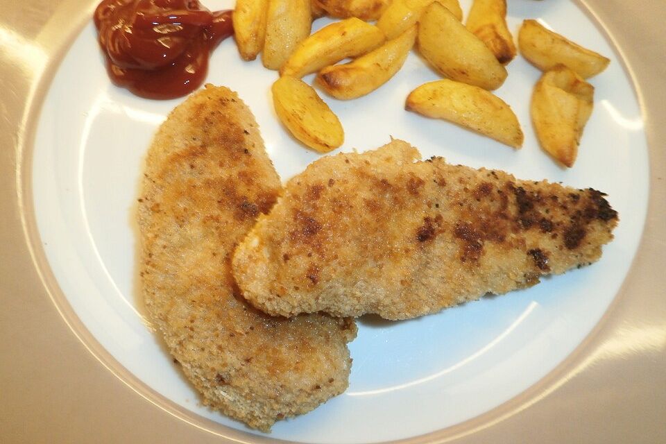 Hähnchennuggets mit würziger Kräuterpanade