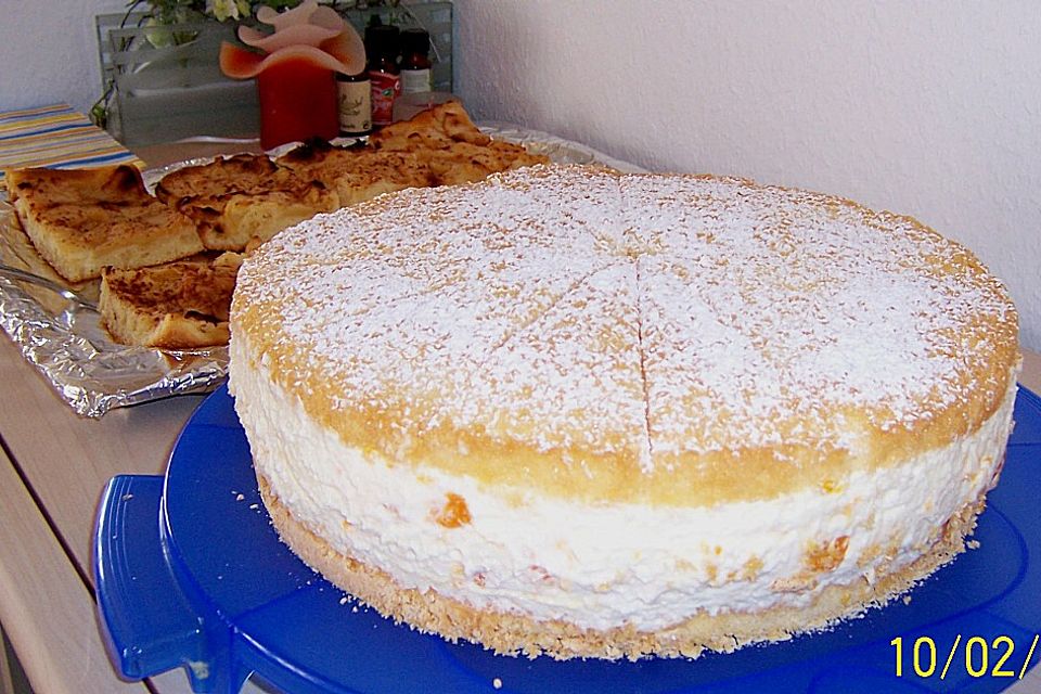 Käsesahne mit Mandarinen