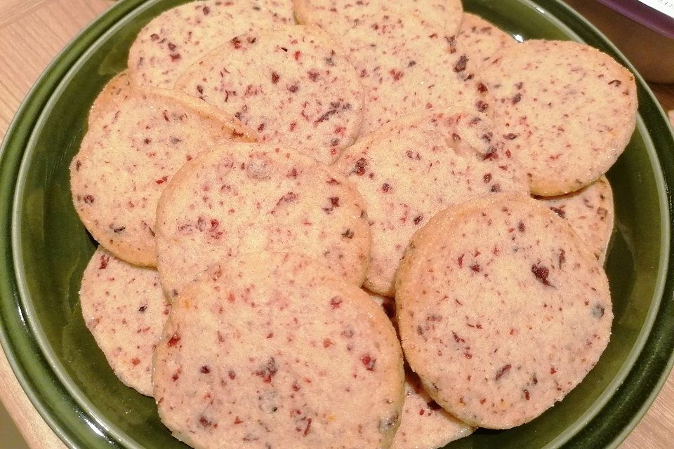 Cranberry-Orangen-Plätzchen