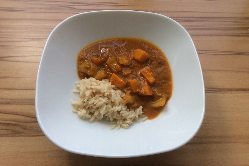 Kürbisgulasch vegan