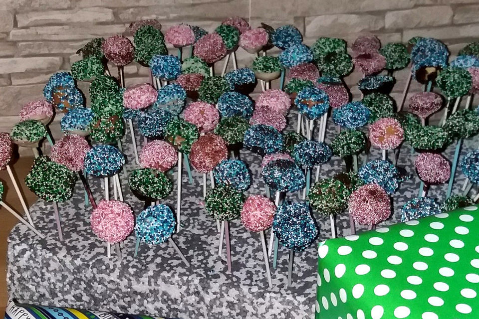 Dinkel-Bananen-Cakepops