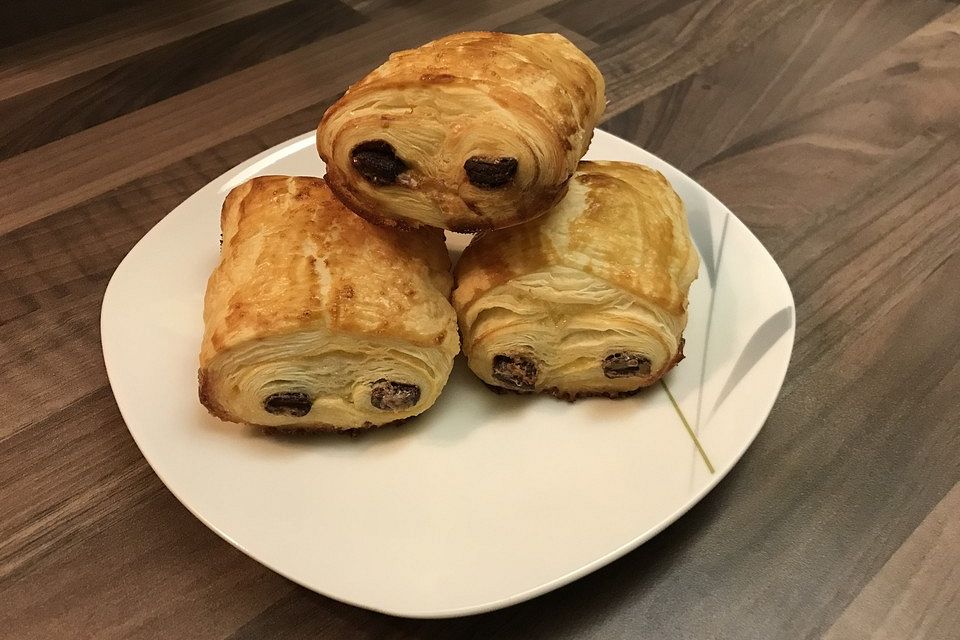 Schokoladencroissants - Pain au chocolat