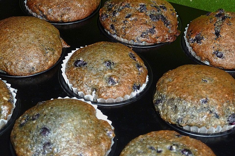 Blueberry Hazelnut Muffins