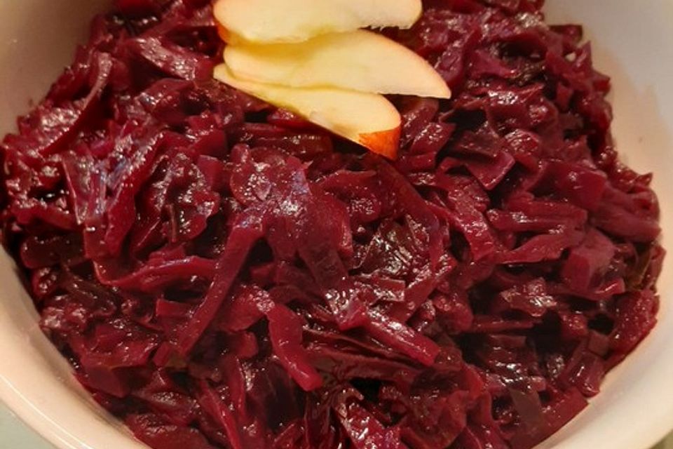 Weihnachtlicher Rotkohl