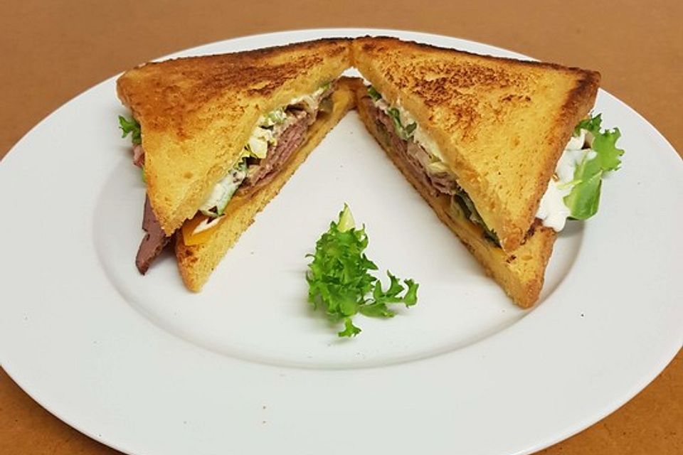 Grilled Cheese Pastrami Sandwiches