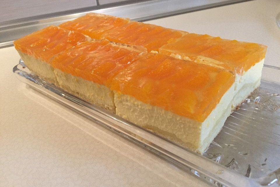 Quark - Mandarinen - Blechkuchen