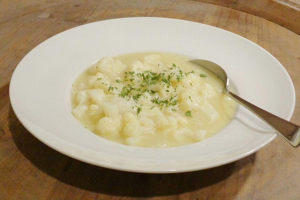 Blumenkohlsuppe