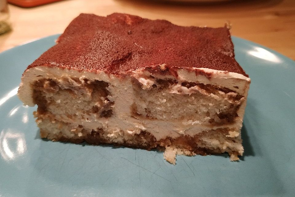 Einfachstes veganes Tiramisu