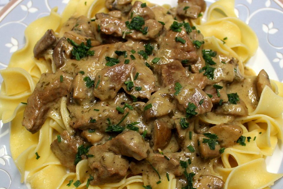 Kalbsrahm mit Pappardelle