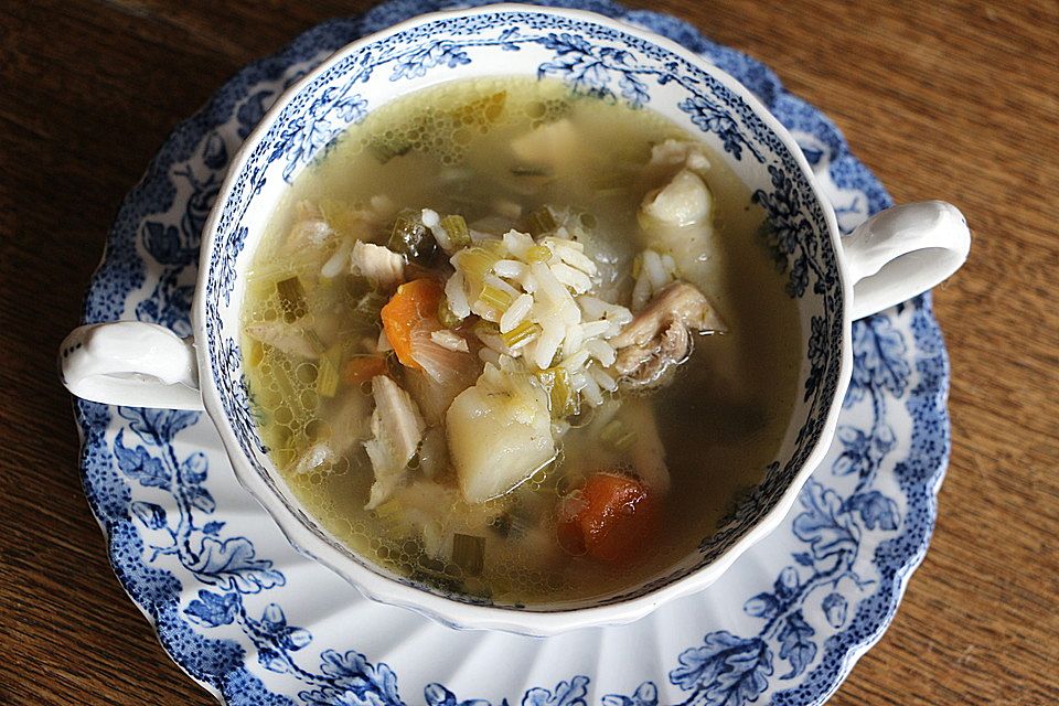 Hühnersuppe mit Reis