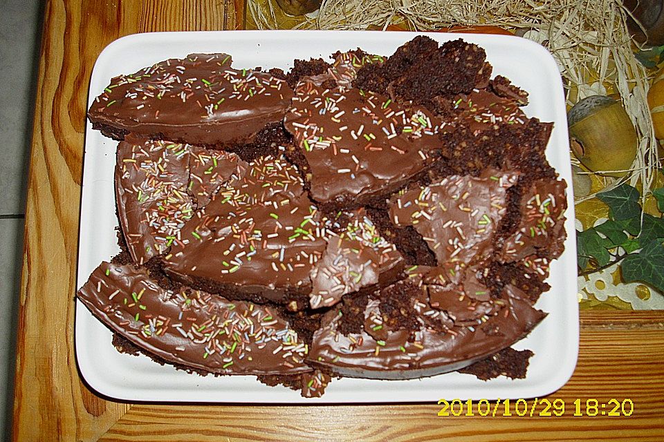 Zarter Schoko - Nuss - Kuchen