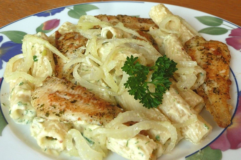 Fisch-Fenchel-Nudeln