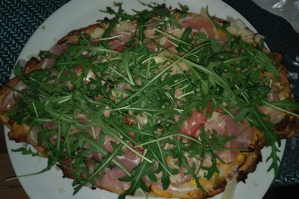 Kürbis-Flammkuchen