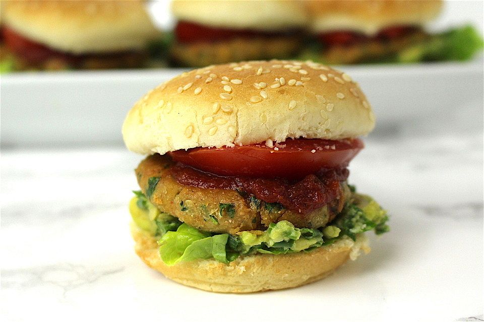 Mini-Falafel-Burger