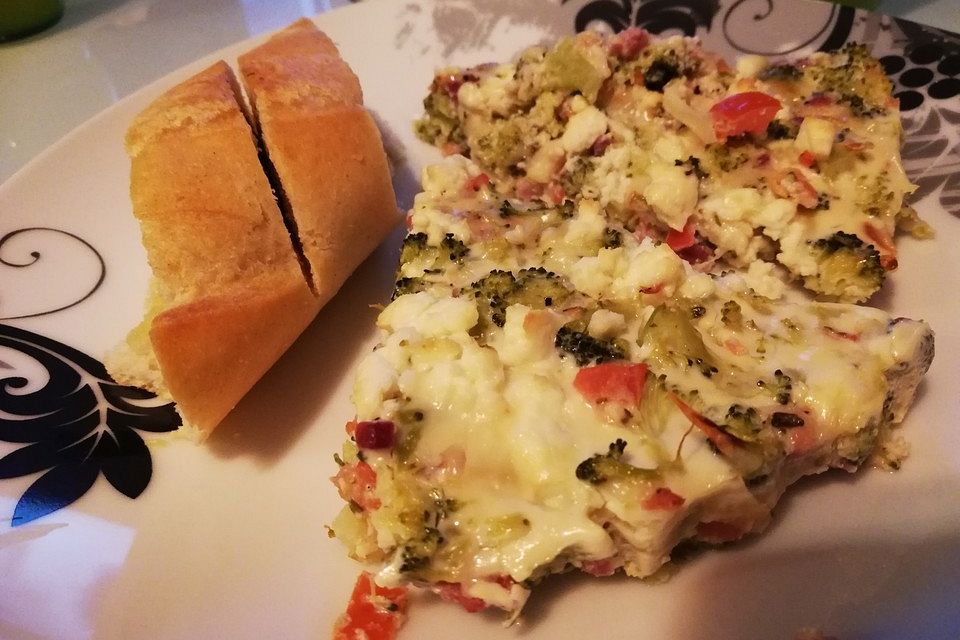 Low Carb Brokkoli-Quiche