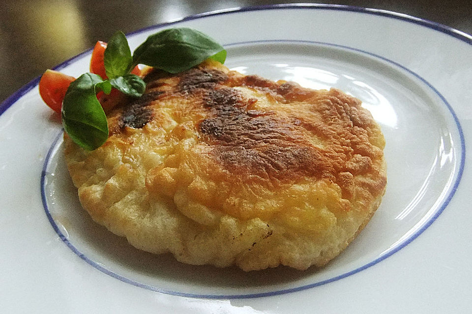 Schnitzel in Pfannkuchenteig